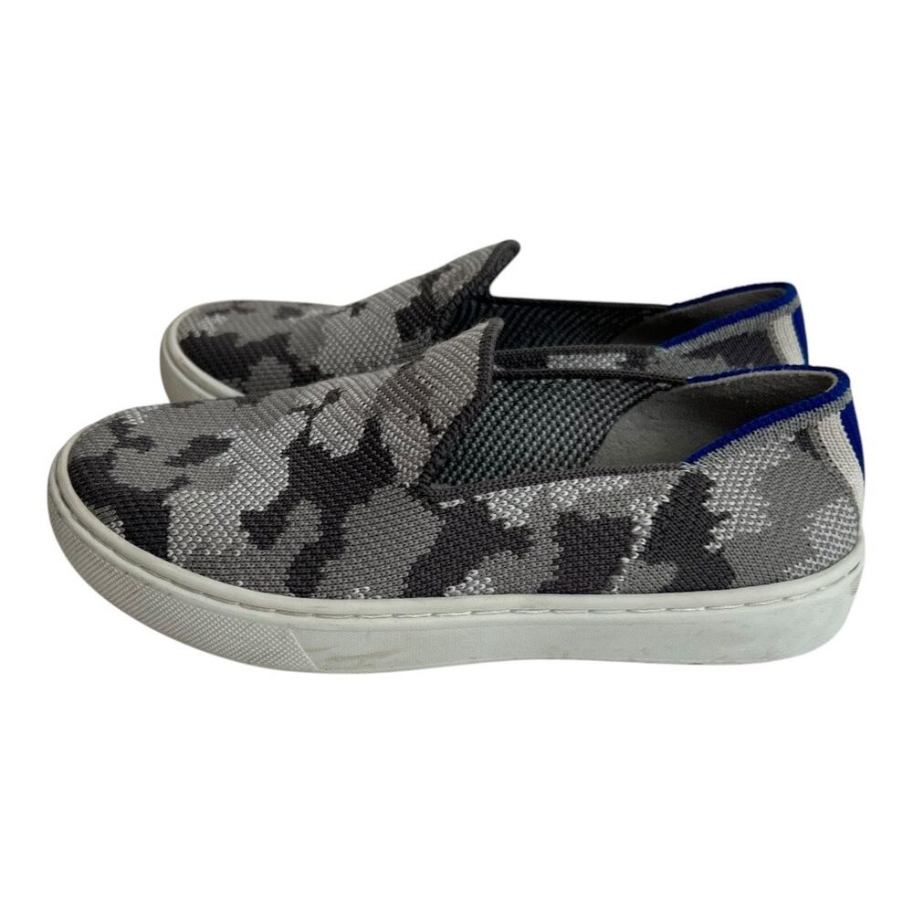 Rothy's Grey Camo Slip On Sneakers Size Kids 13 - Picture 2 of 10